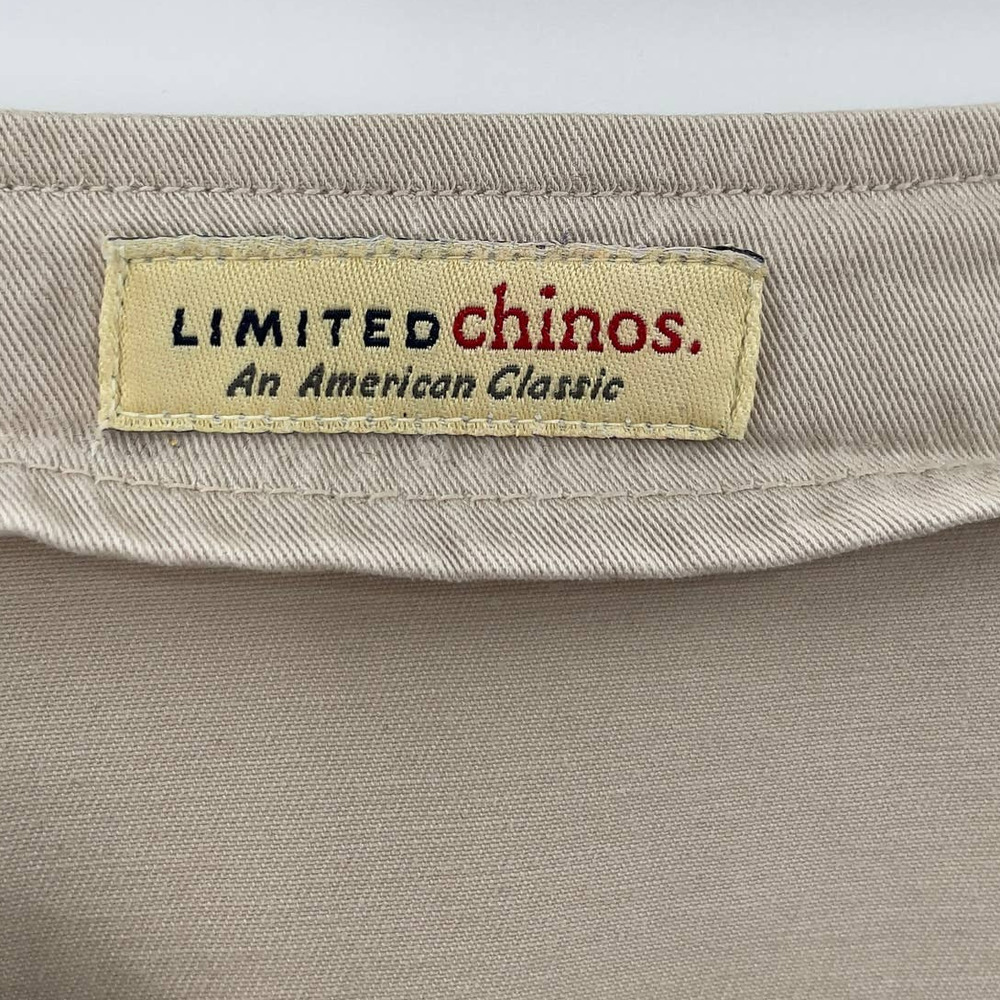 Vintage 90s Tan Mini Skirt The Limited Chino A-Line 100% Cotton | Small Sz 4/6 - Picture 10 of 11